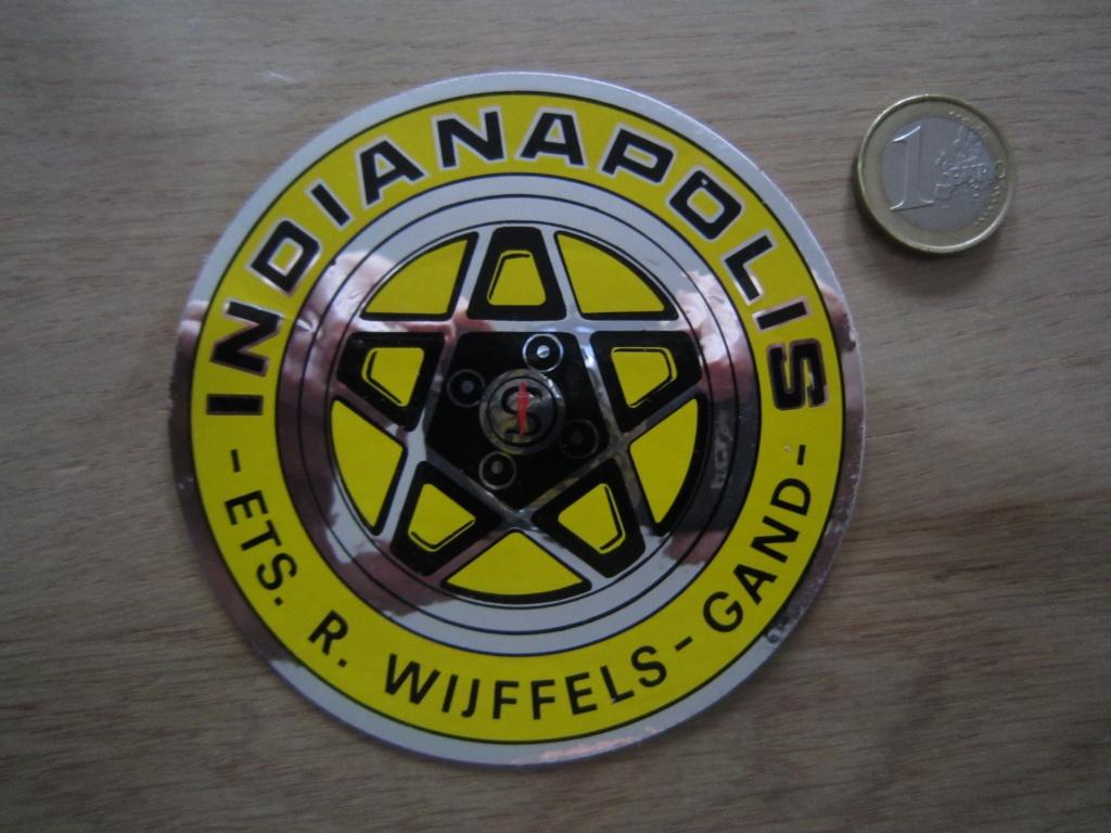 Retro/vintage sticker - Autosport Indianapolis, Ophalen of Verzenden, Zo goed als nieuw, Sport