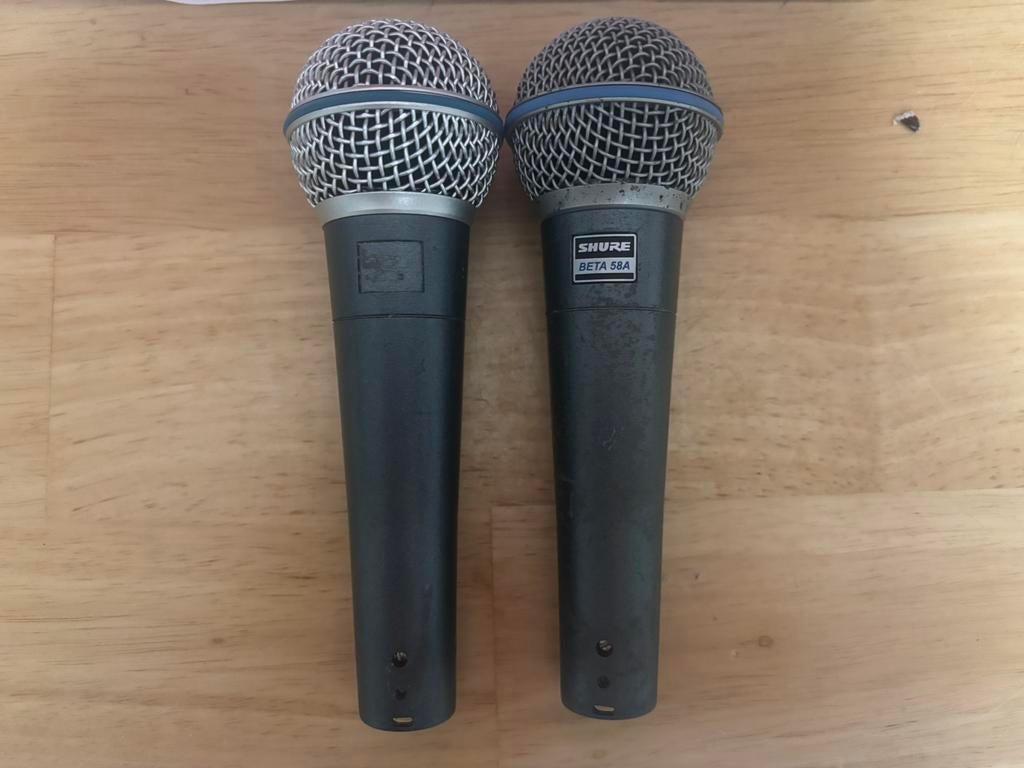 Shure Beta 58a dynamische zangmicrofoon, Musique & Instruments, Microphones, Enlèvement ou Envoi, Utilisé, Micro chant