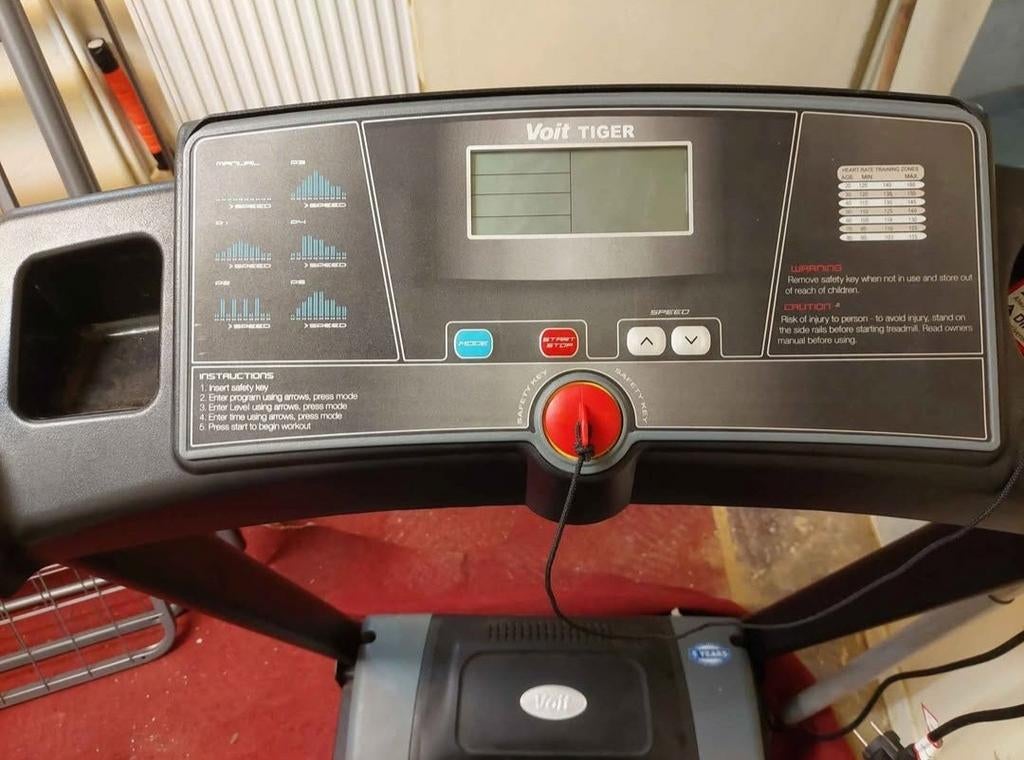 Tapis de sport VOIT, Enlèvement
