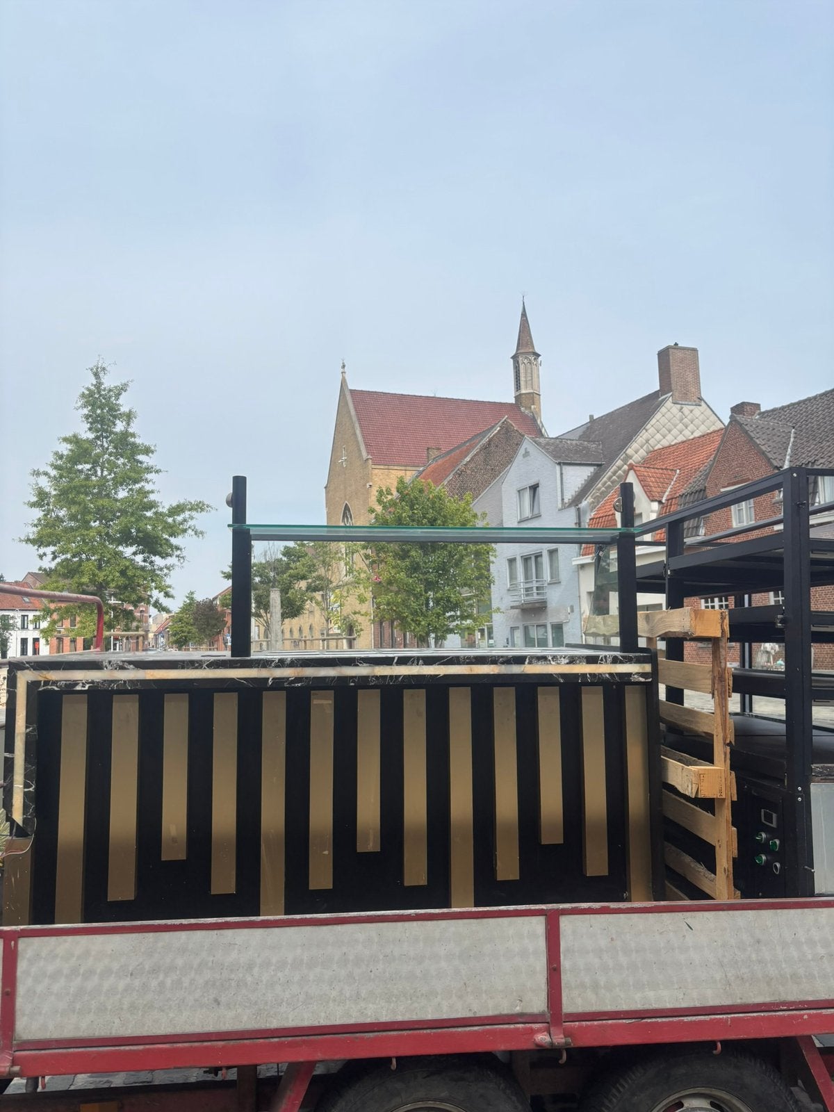 Professionele gekoelde vitrinekast, Ophalen