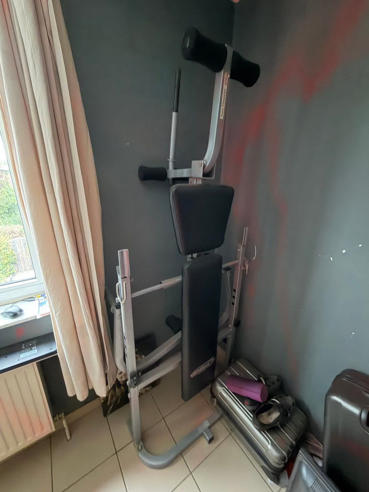 Fitnessbank, Sport en Fitness, Fitnessmaterialen, Ophalen, Gebruikt, Fitnessbank