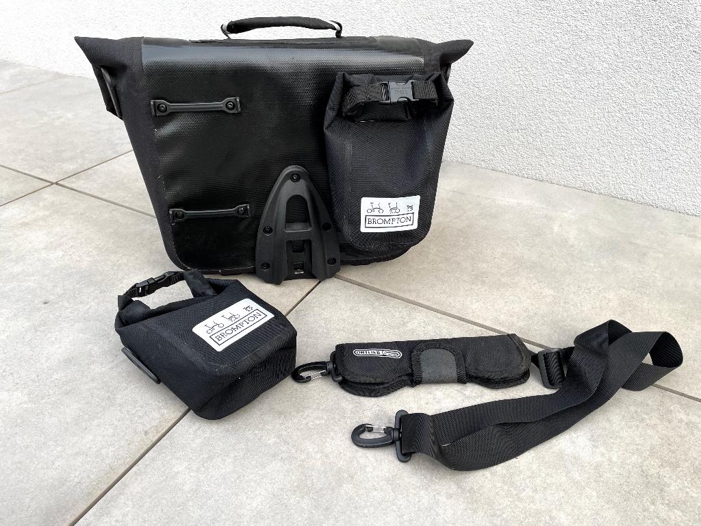 Ortlieb/Brompton voordragertas als nieuw!!!, Fietsen en Brommers, Fietsaccessoires | Fietstassen, Ophalen of Verzenden, Nieuw
