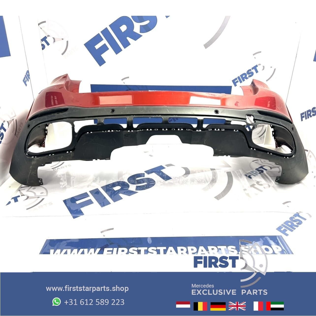 W167 GLE AMG ACHTERBUMPER WIT GRIJS ZWART ROOD BUMPER GLE43, Gebruikt, -, Ophalen of Verzenden, Achter