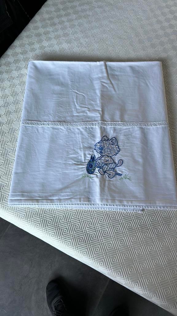 Baby lakentje, Kinderen en Baby's, Ophalen of Verzenden, Gebruikt, Ledikant