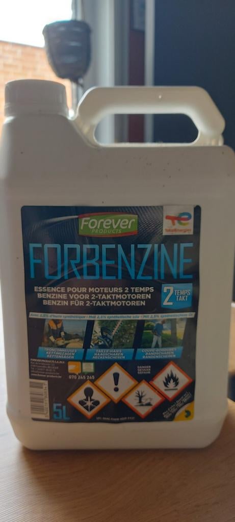 Pour benzine 2 temps, Enlèvement
