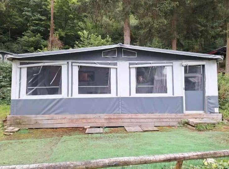 Auvent résidentiel pour caravane mobile, Enlèvement