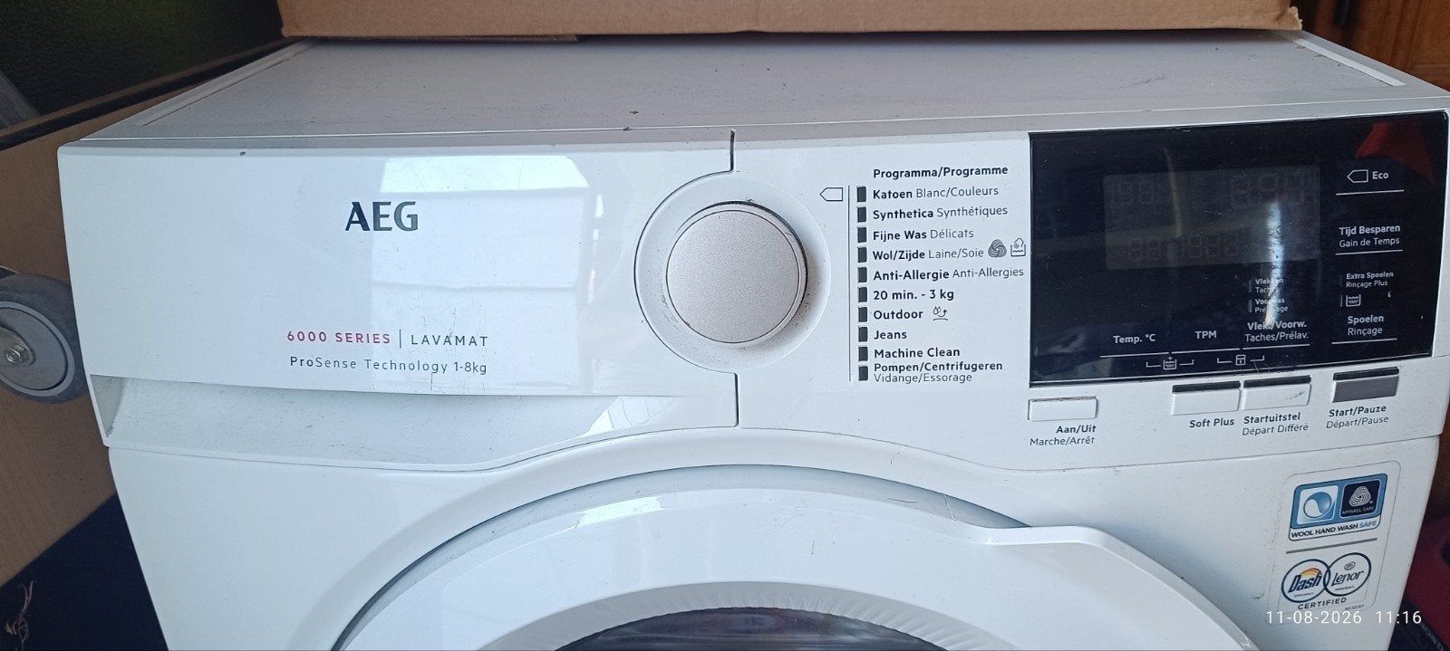 AEG wasmachine 6000 séries, Enlèvement