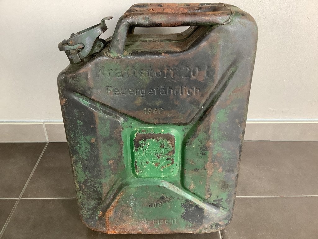 Jerrycan ww2 germany allemand terrain 1942, Enlèvement