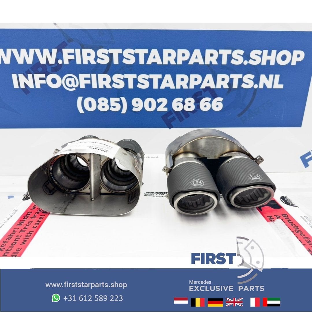 BRABUS 63 AMG SIERSTUKKEN SET ORIGINEEL CARBON C63 E63 GLC63