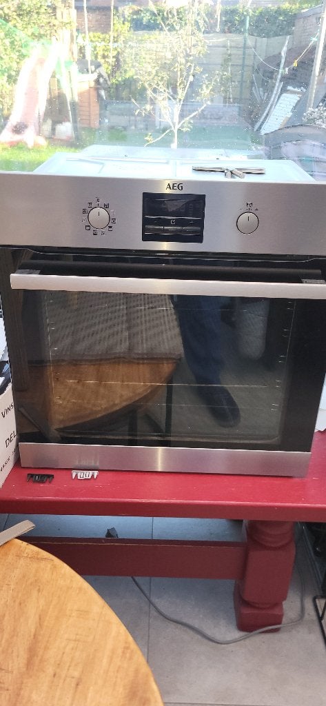 inbouwoven AEG weg wxegens nieuwe keuken, AEG, Encastré, Comme neuf, Enlèvement