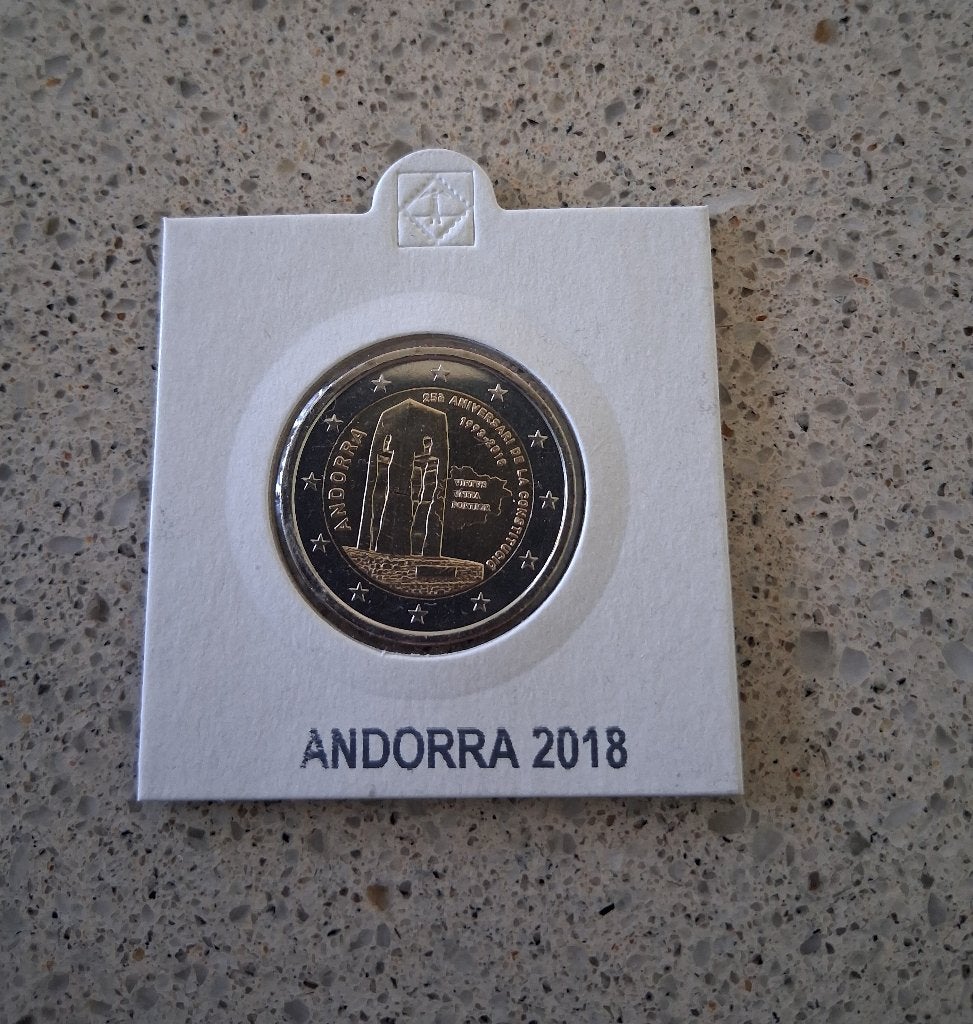 Andorra 2 euro UNC munten, Postzegels en Munten, Ophalen of Verzenden, Overige landen, 2 euro, Losse munt