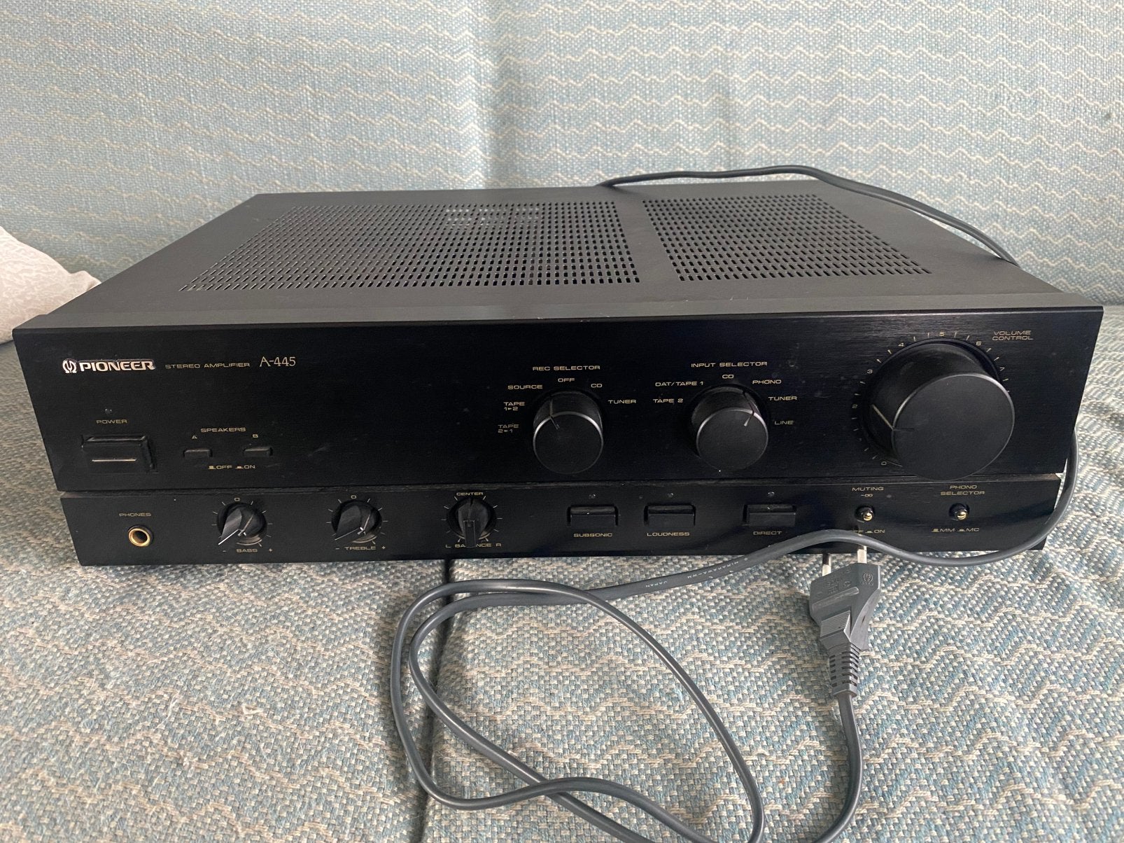 Pioneer A-445, TV, Hi-fi & Vidéo, Comme neuf, Enlèvement, 120 watts ou plus, Stéréo