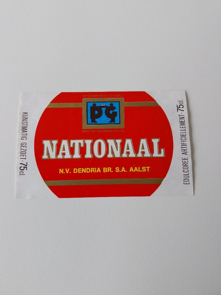 Label national de bière Dendria De Gheest Alost 75cl, Enlèvement ou Envoi, Utilisé