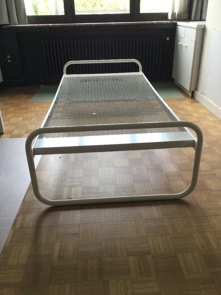 Auping-bed (5 identieke stuks), Ophalen, 90 cm, Eenpersoons, Wit