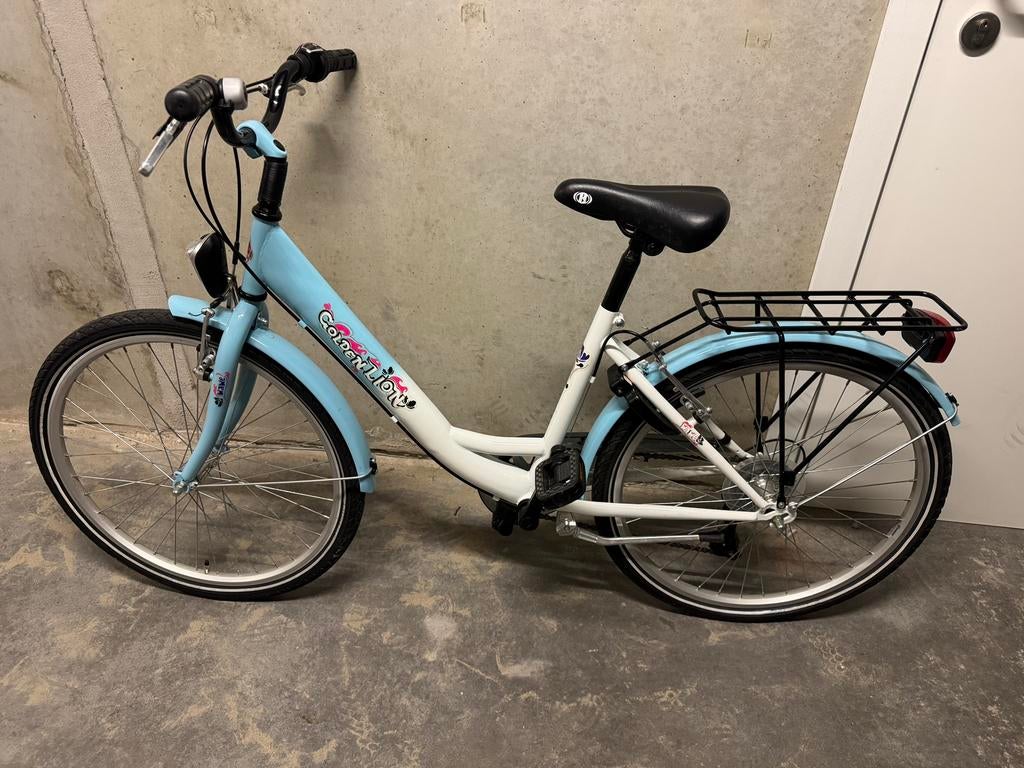 Meisjes fiets 7 tot 12 jaar, Ophalen, Zo goed als nieuw
