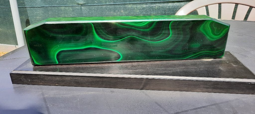 Bloc de malachite ., Verzamelen, Mineralen en Fossielen, Ophalen of Verzenden, Mineraal