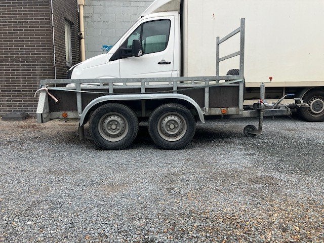 stevige aanhangwagen dubbel as 2000kg.!, Ophalen, Gebruikt
