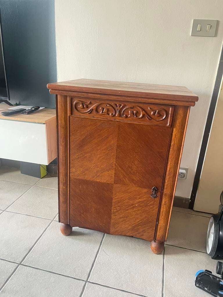 Vintage Phoenix naaimachine met houten kast, Enlèvement