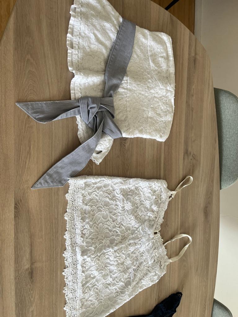 4 topjes Abercrombie & Fitch, Ophalen of Verzenden, Gedragen, Maat 38/40 (M), Wit