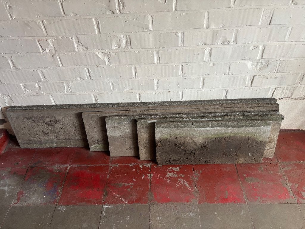 Gratis boordstenen, Jardin & Terrasse, Traverses & Bordures, Enlèvement, Utilisé, Béton, Bordure