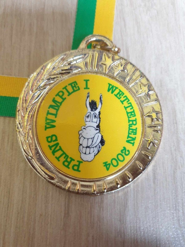 Carnaval medaille Wetteren Prins Wimpie 2004, Enlèvement ou Envoi