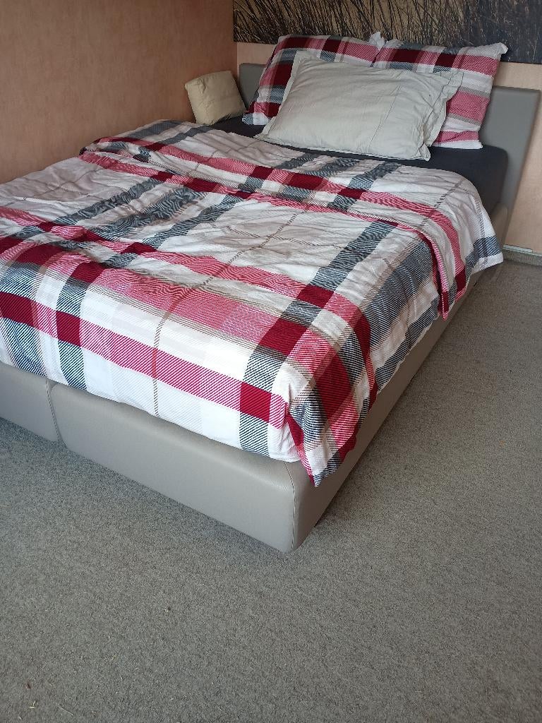 Boxspring (twijfelaar), Huis en Inrichting, Ophalen, 140 cm, Twijfelaar, 200 cm