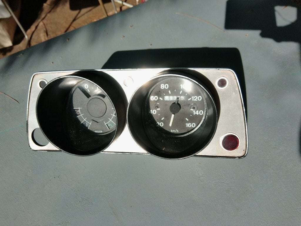 PEUGEOT 104: snelheidsmeter + meter: Jaeger, Auto-onderdelen, Ophalen of Verzenden, Gebruikt, Peugeot