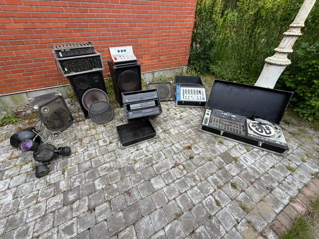 delige geluidsinstallatie, Ophalen, Gebruikt, Dj-set, Overige merken