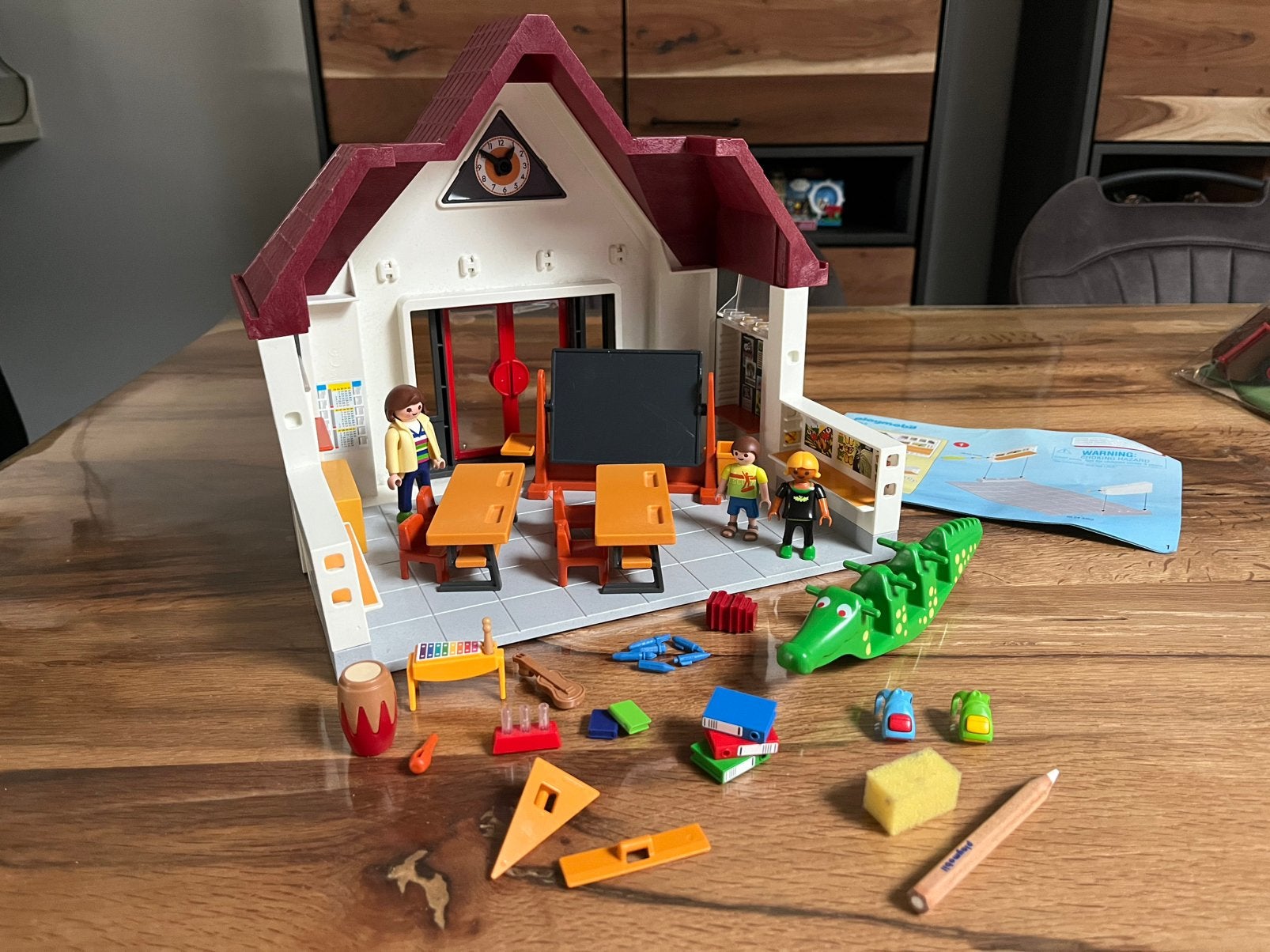 School playmobil, Kinderen en Baby's, Speelgoed | Playmobil, Ophalen of Verzenden, Zo goed als nieuw, Complete set
