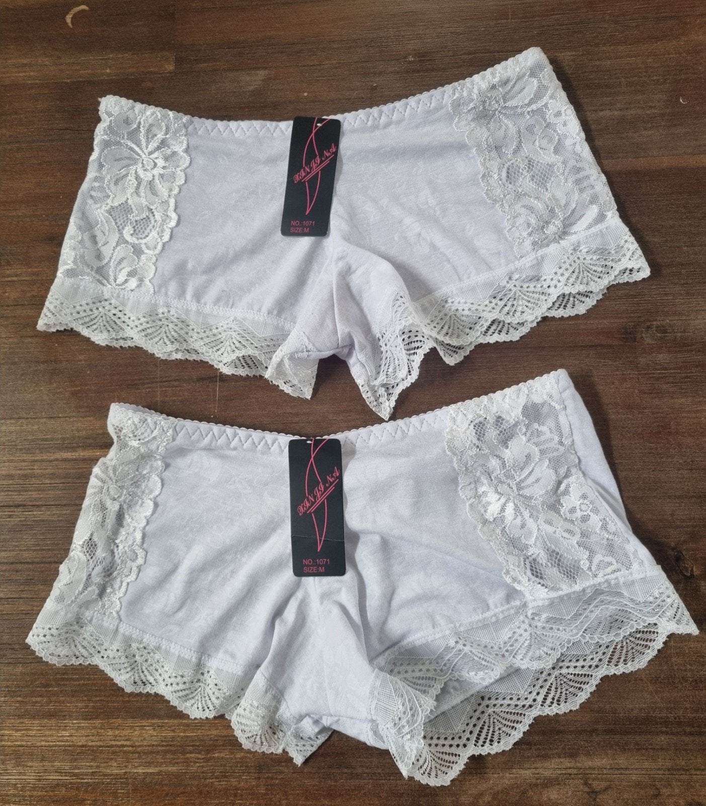 XINZINA Lot de 2 nouveaux slips pour femmes, taille M, Xinzina, Enlèvement ou Envoi, Blanc, Slip