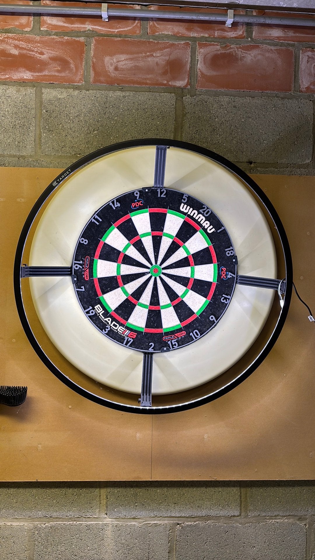 Dartsbods met verlichting met PU eromheen, Sports & Fitness, Enlèvement, Comme neuf, Cible de fléchettes, Électronique