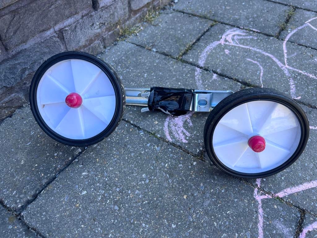 Zijwieltjes om te leren fietsen, Fietsen en Brommers, Ophalen, Zo goed als nieuw