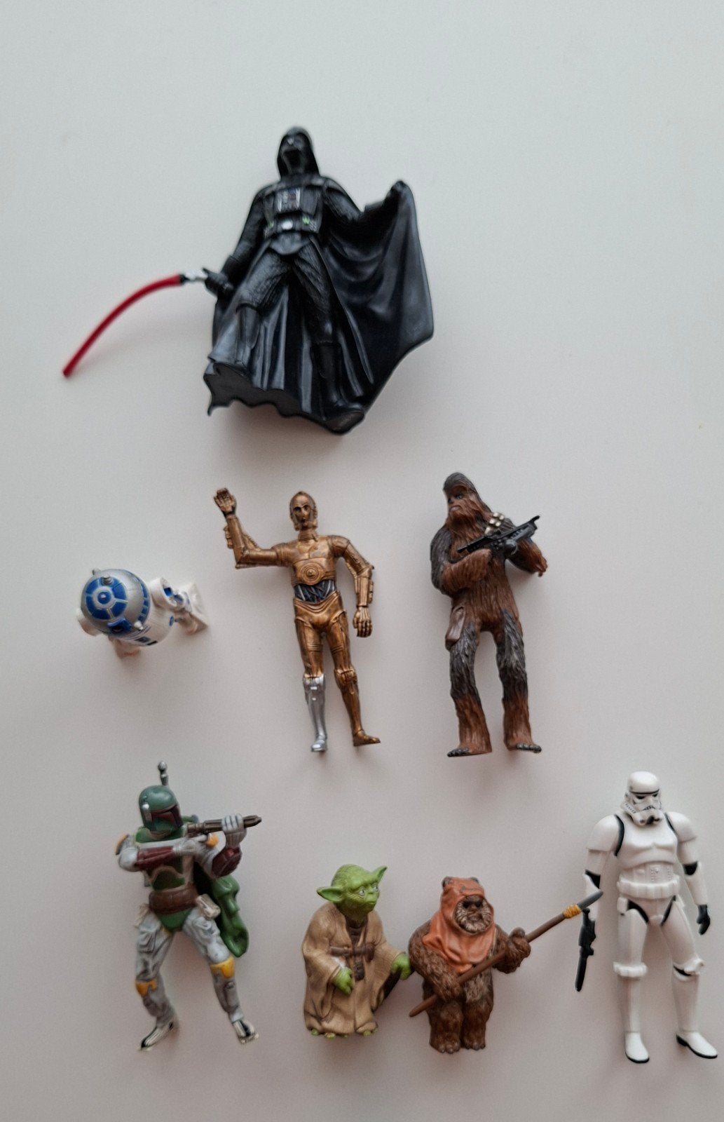 Star Wars PVC figuren set (8 stuks), Verzamelen, Ophalen, Zo goed als nieuw, Actiefiguurtje