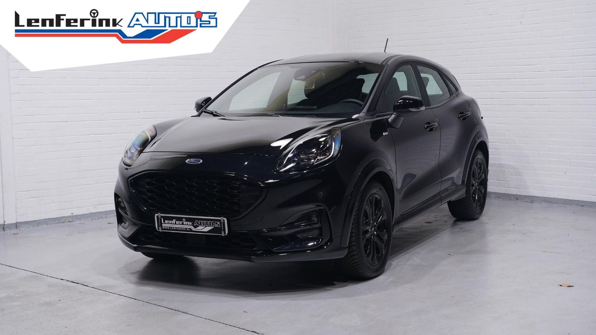 Ford Puma 1.0 EcoBoost Hybrid ST-Line Winterpakket Navi Clim, Auto's, Puma, Zwart, Bedrijf, Handgeschakeld