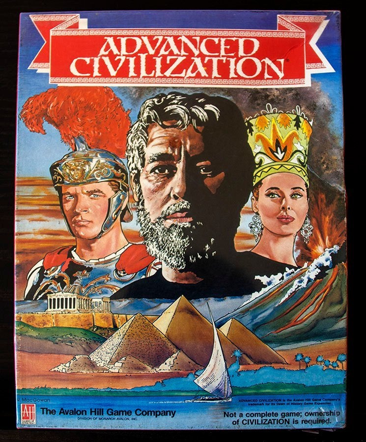 Avalon Hill-Advanced Civilization Game Expansion (Sealed)'91, Ophalen of Verzenden, Zo goed als nieuw, Historisch, Accessoires