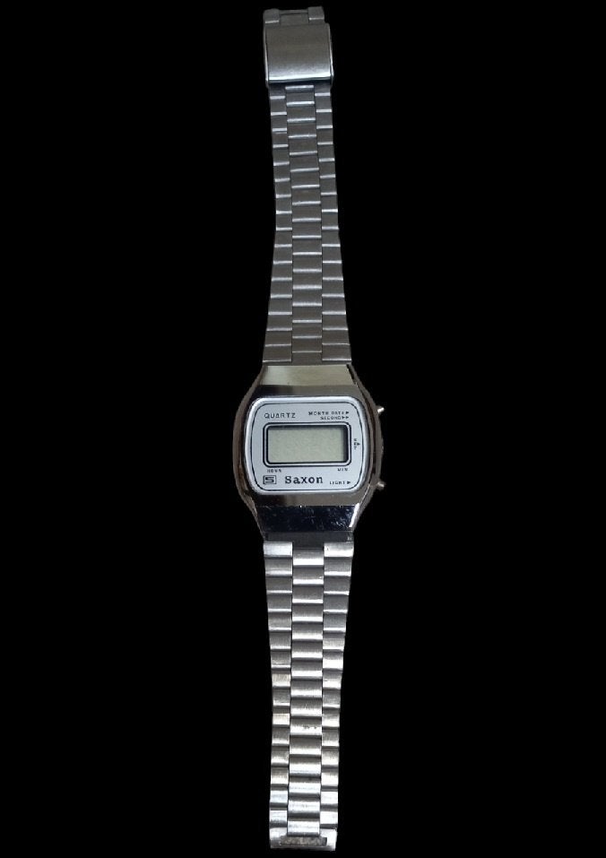Saxon vintage horloge., Gebruikt, B, Ophalen of Verzenden, B