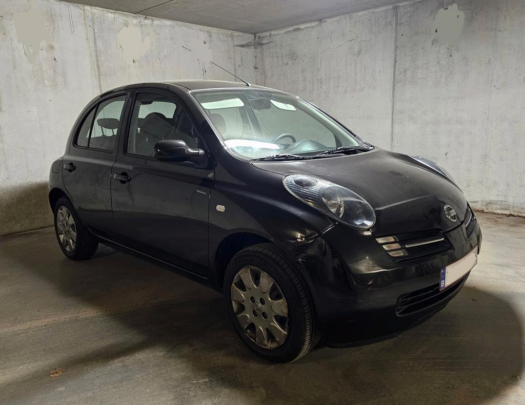 Nissan Micra 48kw new Distributie 149.000km, Auto's, Voorwielaandrijving, Stof, Zwart, 4 cilinders