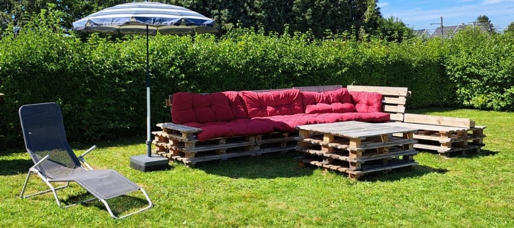 Lounge pallet kussens, Ophalen, Zo goed als nieuw