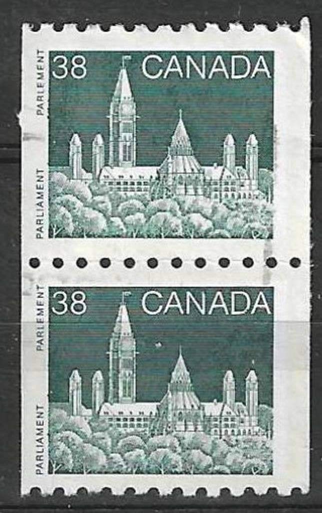 Canada 1989 - Yvert blok 108 - Canadees Parlementsgebouw(ZG), Verzenden, Postfris