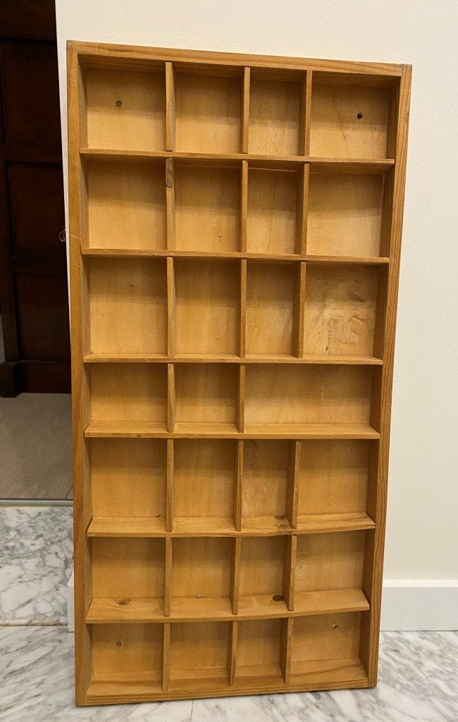 Casier en bois à accrocher au mur, 29 cm, Autres styles, Objet de décoration, Enlèvement