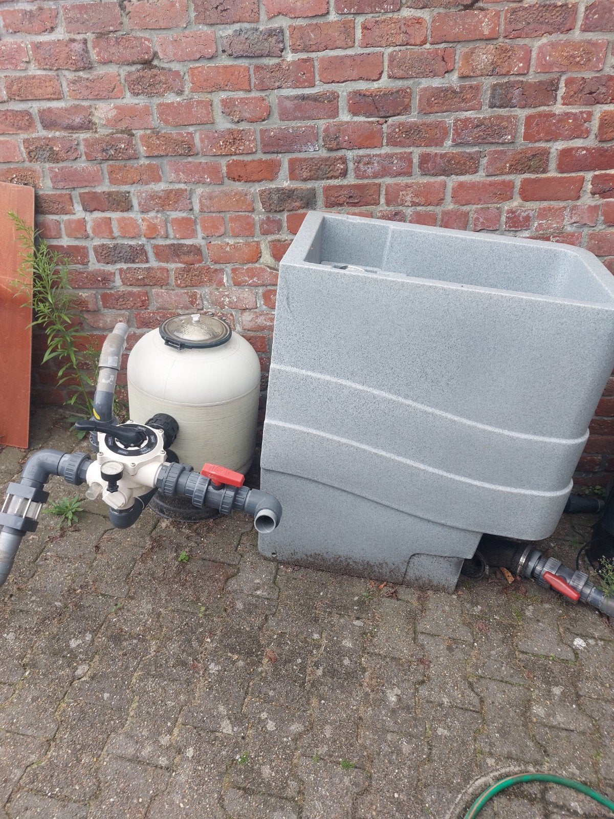 vijverinstallatie, Ophalen, Vijverfilter
