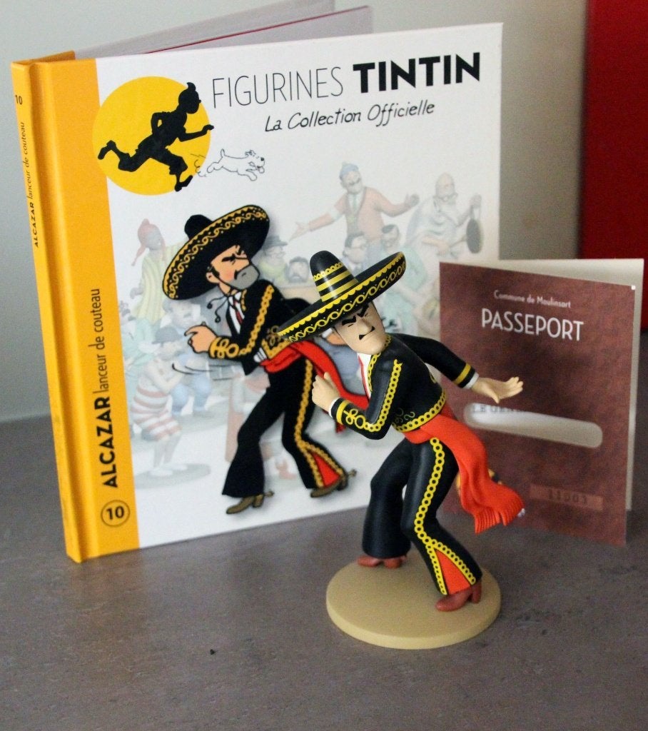 Moulinsart figurine n 10 Alcazar Tintin Hergé Kuifje, Collections, Envoi, Tintin, Comme neuf