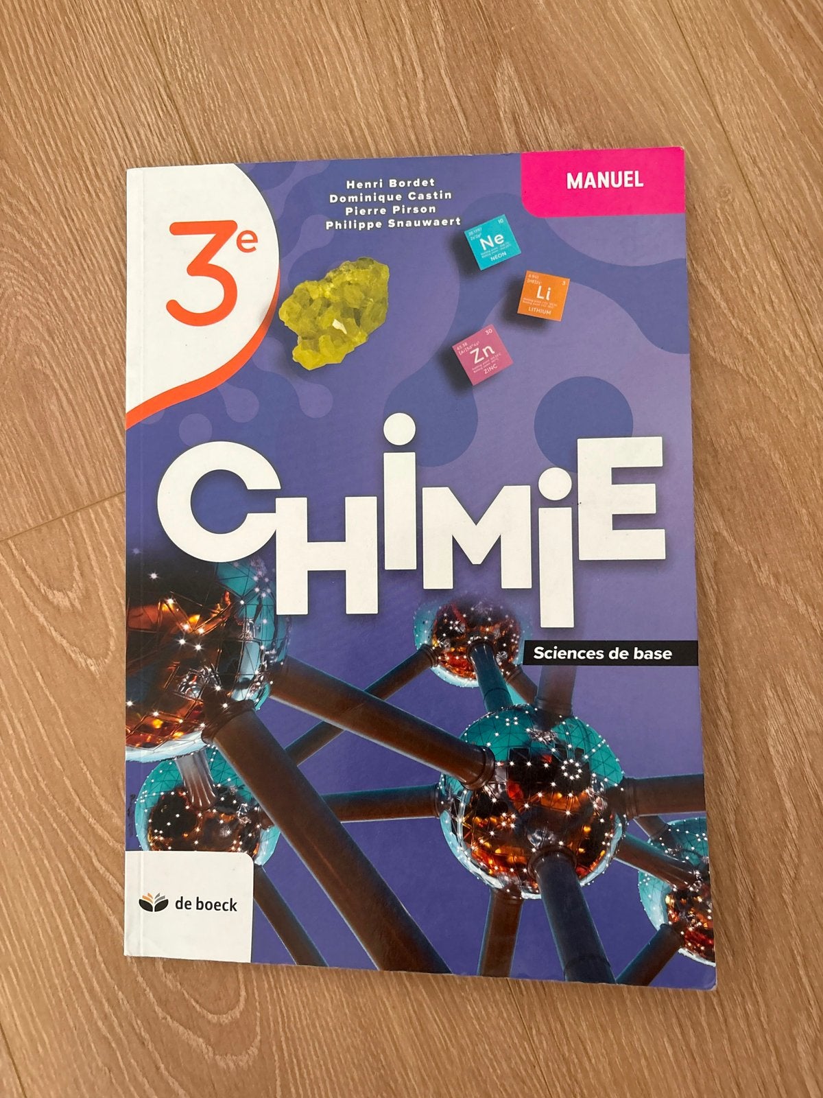 Chimie 3e, Enlèvement ou Envoi, Comme neuf, Chimie