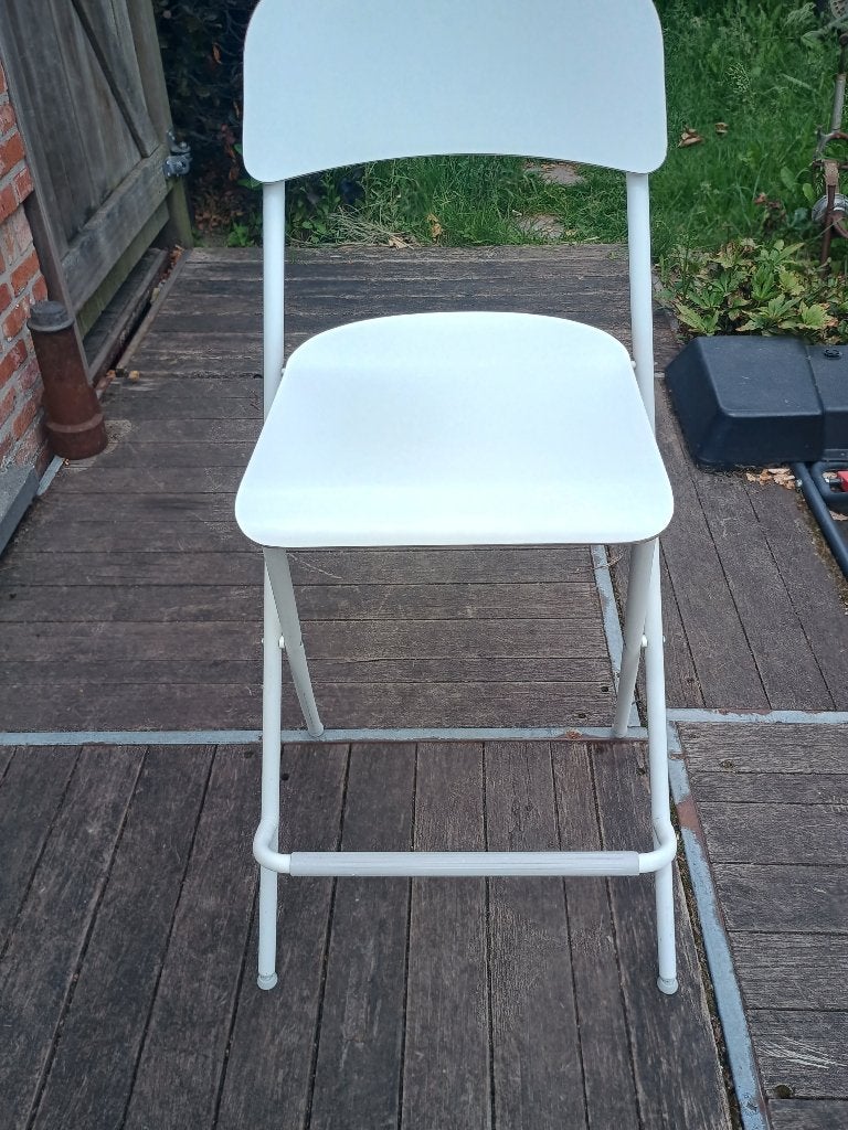IKEA FRANKLIN barkruk, Huis en Inrichting, Barkrukken, Ophalen, Met voetsteun, 60 tot 90 cm, Zo goed als nieuw