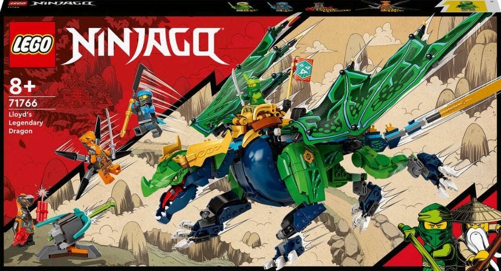 LEGO NIEUW SEALED Ninjago 71766 Lloyd’s Legendary Dragon, Inclusief accessoires, Lego, Nieuw, Ophalen of Verzenden