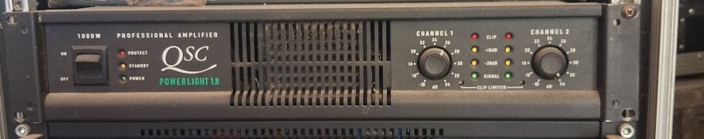 Qsc powerlight 1.8, Ophalen, Gebruikt