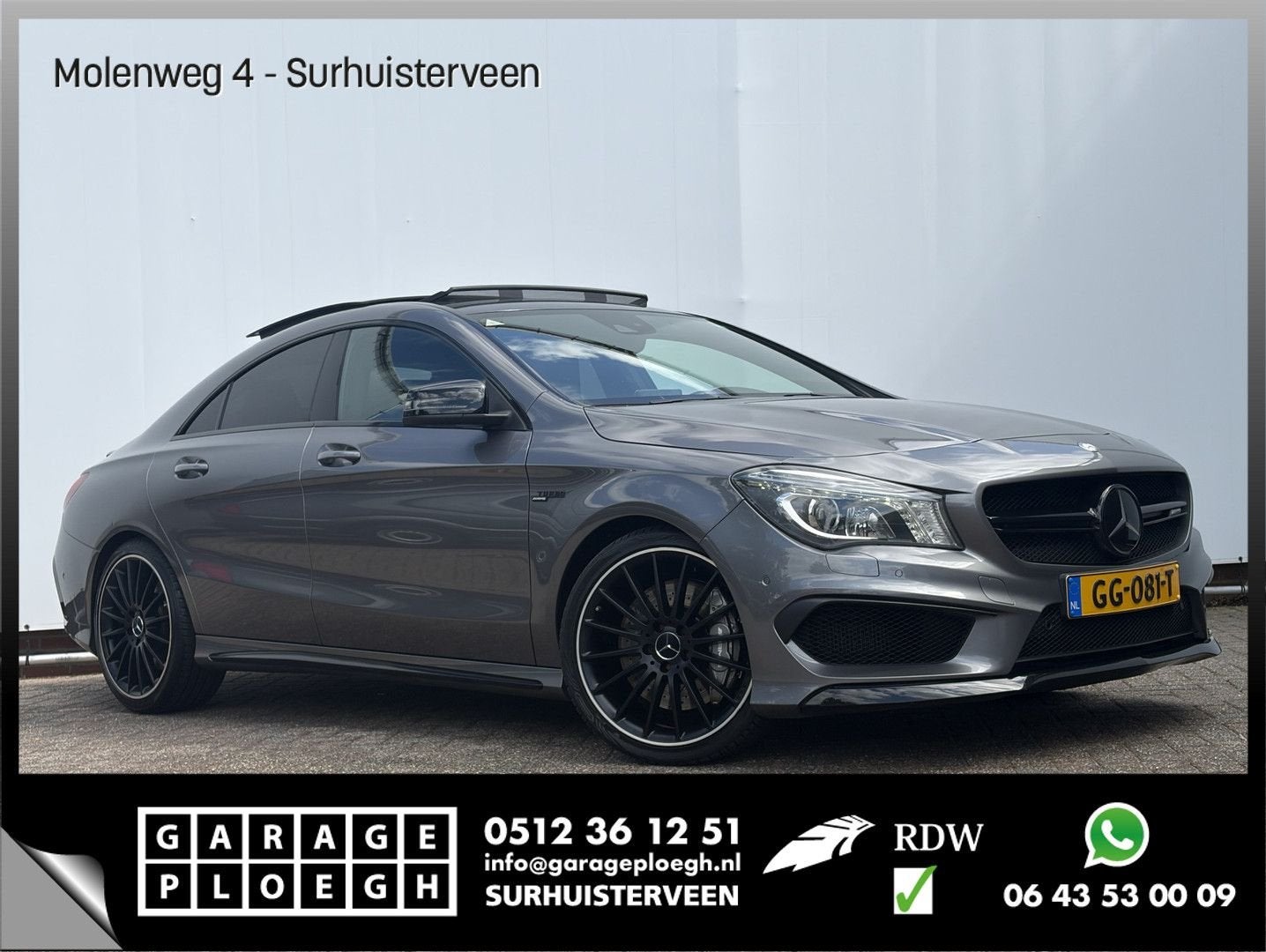 Mercedes-Benz CLA 45 AMG 4MATIC Orig.NL Pano.dak HK Adapt.Cr, Auto's, Mercedes-Benz, Automaat, CLA, Bedrijf, Berline