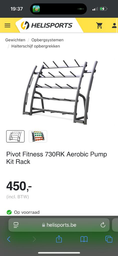 BodyPump Rack, Sport en Fitness, Ophalen, Gebruikt