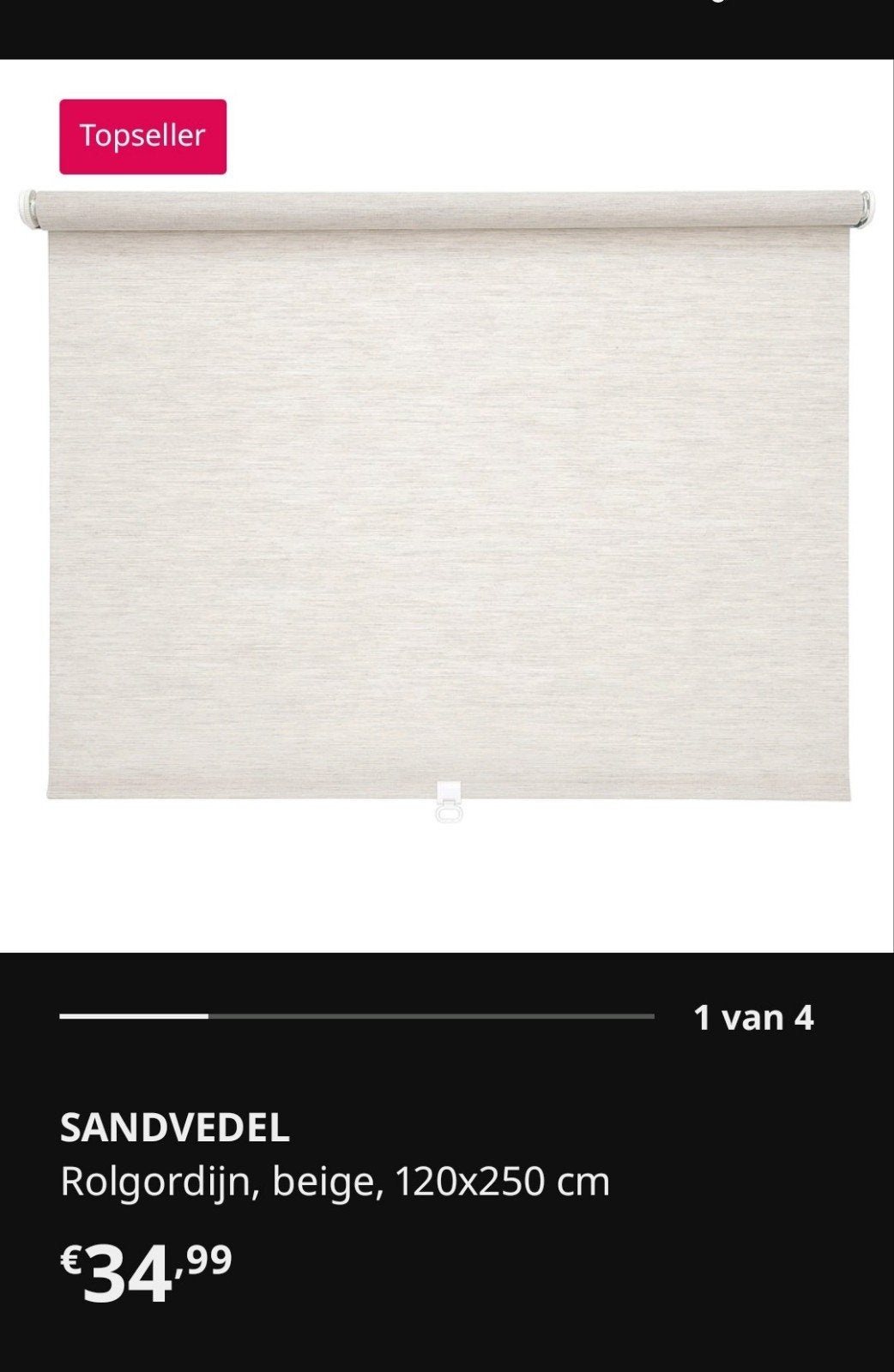 Rolgordijn Sandvedel Ikea, IKEA, Enlèvement, Store enrouleur