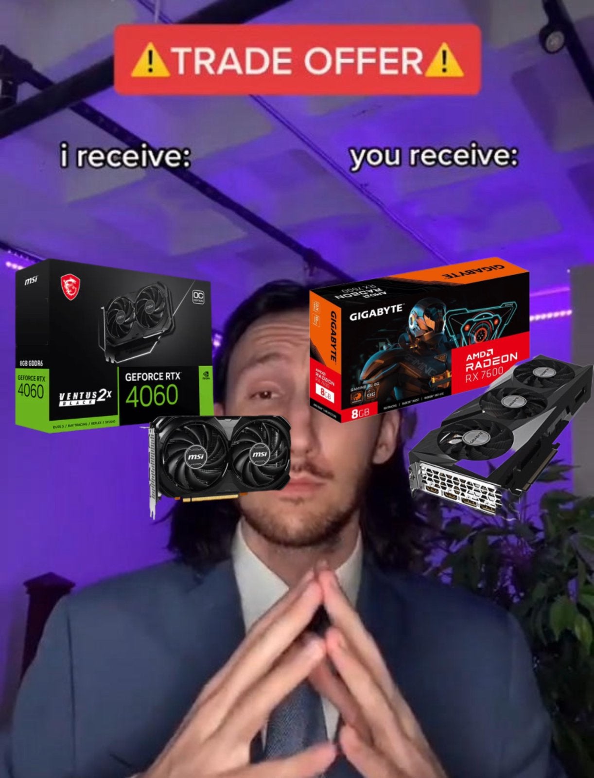 Echange RX 7600 - RTX 4060, Enlèvement, Comme neuf, AMD